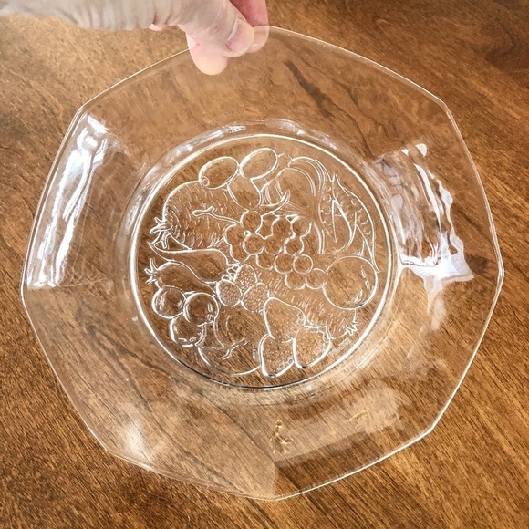 FELIX POTIN, La Parisienne, RARE, Vintage, Octagonal, Glass, Dessert Plates, 6 - Picture 6 of 16